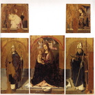 Antonello da Messina, Polittico di San Gregorio, 1473. Provenienza: Messina, Monastero di Santa Maria extra moenia. Messina, Museo Regionale