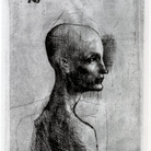 Pablo Picasso, Buste d’homme, 1905, puntasecca, mm 120x93