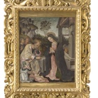 Seguace del Pintoricchio, Adorazione dei pastori. Tempera e olio su tavola. Dal Convento di Santa Maria Maddalena a Siena, Pinacoteca Nazionale di Siena