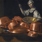 Evaristo Baschenis, Massaia con rami, olio su tela, 94x134, Collezione privata