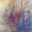 Tancredi Parmeggiani, Hiroshima 3, 1962, Tecnica mista su tela, 152.2 x 170 cm, Collezione privata Firenze | Courtesy of Tornabuoni Arte