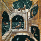 Maurits Cornelis Escher, Altro mondo II, Gennaio 1947, Xilografia a tre blocchi, 26.1 x 31.8 cm, Collezione privata, Italia All M.C. Escher works | © 2018 The M.C. Escher Company | All rights reserved www.mcescher.com