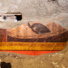 Maschere e pavoni affiorano dal cantiere di scavo della Villa di Poppea a Oplontis