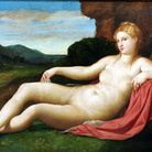 Jacopo Palma il Vecchio, Venere, olio su tela, 1528. Collezione Privata