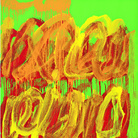 Cy Twombly, Untitled (Camino Real V), 2011. Acrilico su legno, 252,5 x 187,2 cm. © Cy Twombly Foundation