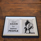 William Kentridge, Drawings for Sibyl (Wait Again fo Better People, Petofi), 2019, Inchiostro indiano, matita rossa e testo digitale su pagine trovate | Veduta della mostra Pensieri fuggitivi a cura di Saverio Verini, Palazzo Collicola, Spoleto, 2025 | Courtesy © William Kentridge e Lia Rumma Gallery Milano/Napoli | Foto: Giuliano Vaccai