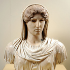 Afrodite Sosandra, marmo copia romana del II secolo d.C su busto rinascimentale. Museo Archeologico Nazionale, Venezia