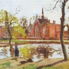 Camille Pissarro, Dulwich College, c. 1871, olio su tela, 50 x 61 cm. Fondation Bemberg, Toulouse