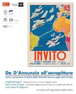 Da D'Annunzio all' aeropittura. Arte e aviazione in Italia dalla Grande Guerra agli anni Trenta