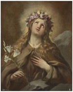 Le estasi di Santa Rosalia. Antoon van Dyck, Pietro Novelli, Mattia Preti, Luca Giordano