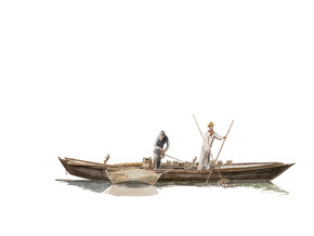 mostra La pesca in Laguna. La collezione storica di modellini Ninni-Marella - Margherita Fusco, Silvia Zampieri, Nicola Novarini, Cecilia Vianello