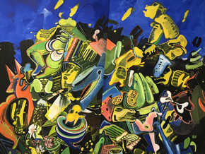 mostra Lucio Pozzi. Folla - Lucio Pozzi
