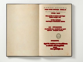 mostra Isgrò Dante e la Sicilia