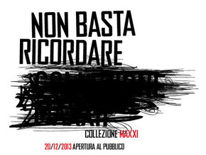mostra Non basta ricordare. Collezione MAXXI - Christian Boltansky, Elisabetta Benassi, Maurizio Cattelan, Alberto Campo Baeza, Teddy Cruz, Giancarlo De Carlo, Gilbert&George, Alfredo Jaar, Ilya ed Emilia kabakov, Paul Mccarthy, Nobuyoshi Araki, Tony Oursler, Adrian Paci, Michelangelo Pistoletto, Gerhard Richter, Aldo Rossi, Doris Salcedo e al.