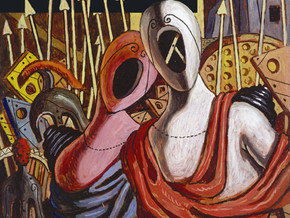 mostra Giorgio de Chirico. Ritorno al Futuro, Neometafisica e Arte Contemporanea - Giorgio de Chirico, Andy Warhol, Valerio Adami, Franco Angeli, Mario Ceroli, Lucio Del Pezzo, Tano Festa, Giosetta Fioroni, Gino Marotta, Ugo Nespolo, Concetto Pozzati, Mimmo Rotella, Mario Schifano, Emilio Tadini, Fabrizio Clerici, Renato Guttuso, Ruggero Savinio, Henry Moore, Philip Guston