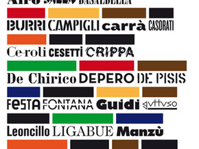 mostra Novecento italiano. Passione e collezionismo - Balla, Boccioni, Severini, Carrà, De Pisis, Casorati, Burri, Rotella, Campigli, De Chirico, Tosi, Wildt, Fontana, Ligabue, Guttuso, Morandi, Manzù, Martini, Santomaso, Schifano, Tancredi, Turcato, Parmeggiani, Afro e altri