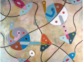 mostra Colori e suoni delle origini - Andrea Benetti, Frank Nemola