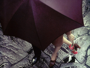Saul Leiter. Una finestra punteggiata di gocce di pioggia