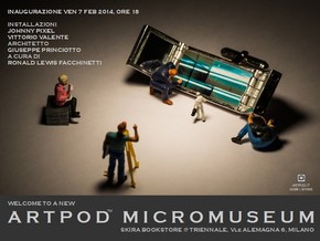 mostra Art pod Micromuseum - Vittorio Valente, Johnny Pixel