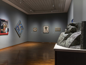 mostra Il primato dell'opera. Il nuovo allestimento della collezione del Novecento storico - Marc Chagall, Hans Hartung, Pierre Soulages, Tal Coat, Pablo Picasso, Jean Arp, Umberto Boccioni, Gino Severini, Giacomo Balla, Enrico Prampolini, Otto Dix, Max Ernst, Paul Klee, Francis Picabia