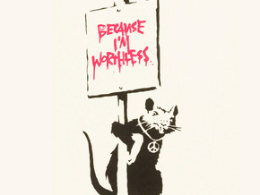 mostra Realismo Capitalista, Banksy: l'arte in assenza di utopie - Banksy