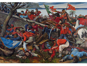 mostra Nascita di una Nazione. Tra Guttuso, Fontana e Schifano - Renato Guttuso, Lucio Fontana, Alberto Burri, Emilio Vedova, Enrico Castellani, Piero Manzoni, Mario Schifano, Mario Merz, Michelangelo Pistoletto