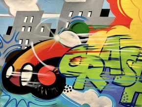 mostra Visions in motion - Graffiti and echoes of Futurism - Balla, Depero, Boccioni, Dudreville, Sironi, Prampolini, Basquiat, Haring, Crash, Futura 2000, Rammellzee, Lady Pink