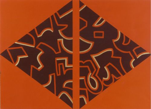 Carla Accardi, Nelle ombre sui muri, 2005, vinilico su tela, 160x220 cm. Galleria Santo Ficara SRL – Firenze