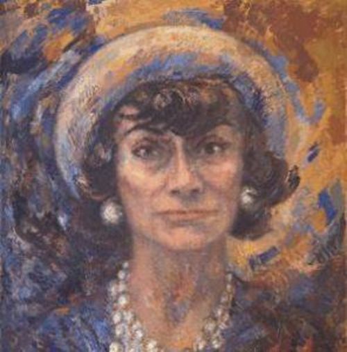 Coco Chanel: un nuovo ritratto dipinto da Marion Pike, Parigi 1967-1971