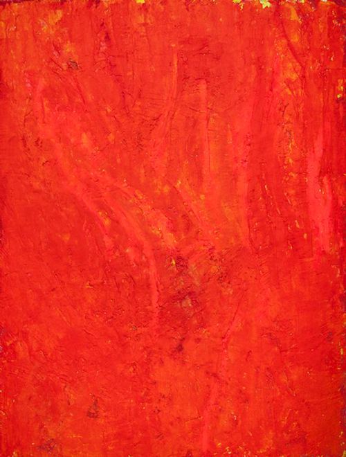 Mario Arlati, ROSSO 0120415, 2012, tecnica mista su tela, 240x190cm