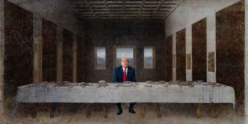 Max Papeschi, <em>Verily, verily, I say unto you, that one of you shall betray me</em>, 2018 | Courtesy of &copy; Max Papeschi<br />