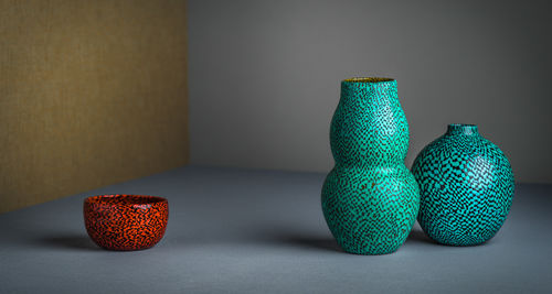 Paolo Venini, <em>Vasi in vetro a murrine &ldquo;a dame&rdquo; (a scacchiera)</em>, 1953