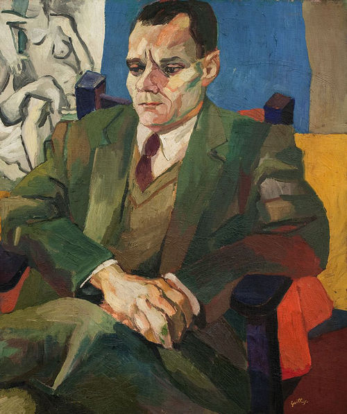 Renato Guttuso, 'Alberto Moravia', 1940