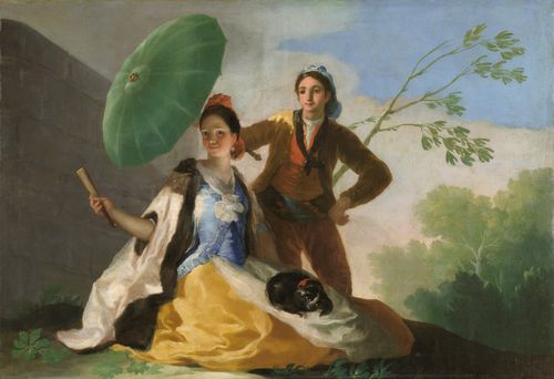 Francisco Goya,<em> Il parasole</em>, 1777, Olio su tela, Madrid, Museo del Prado