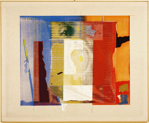 Paolo Gioli,&nbsp;188 Ritratto innominabile, 1975. Serigrafia e acrilico su tela, 110 x 135 cm.