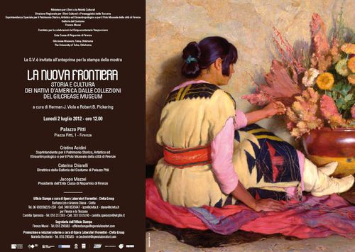 La nuova frontiera. Storia e cultura dei nativi d'America dalle collezioni del Gilcrease Museum, Firenze