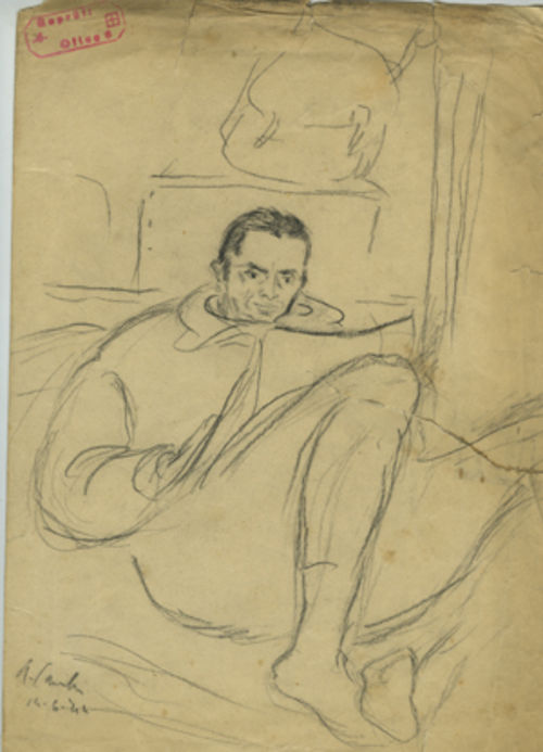 Disegni di prigionia. Luigi Carluccio 1943 – 1944 – 1945