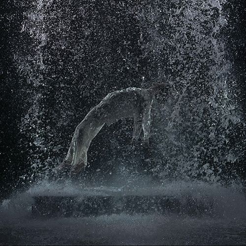 BILL VIOLA, TRISTAN’S ASCENSION (THE SOUND OF A MOUNTAIN UNDER A WATERFALL), 2005