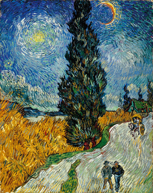 Vincent van Gogh, <em>Sentiero di notte in Provenza</em>, 1890, 92 x 73 cm, Otterlo, <span>Kr&ouml;ller-M&uuml;ller <span>Museum</span></span><br />