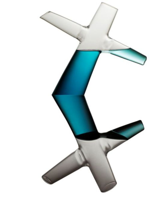 Giulio Iacchetti, Senza Titolo, vetro soffiato, cm. 34,5x25x8, Massimo Lunardon, 2011