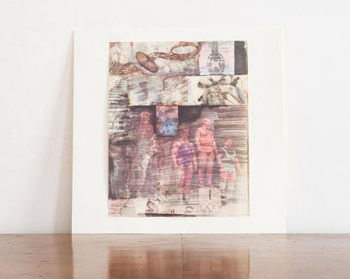 Jacopo Valentini, from the series Concerning Dante (R. Rauschenberg, (Inferno XXXI). Palazzo Roncale, Rovigo