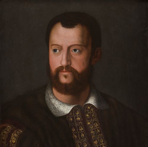 Bronzino (bottega). Ritratto di Cosimo I (attr. Allori)