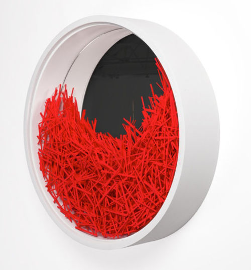 Arne Quinze, Chaoslife 080812, 39.37x7.87", Wood, paint, mirror, glassboxed