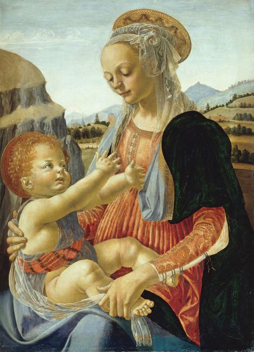 Andrea del Verrocchio&nbsp;(Firenze, 1435 circa - Venezia, 1488), <em>Madonna col Bambino</em>, 1470 o 1475 circa, Tempera e olio su tavola, 54.6 x 75.8 cm, Be rlino, Staatliche Museen zu Berlin, Gem&auml;ldegalerie | &copy; Staatliche Museen zu Berlin, Gem&auml;ldegalerie / Christoph Schmidt