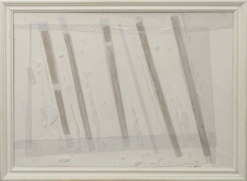 Lorenzo Polimeno, Winter (imballo-package), 2016, tecnica mista su poliuretano, cm.76x57