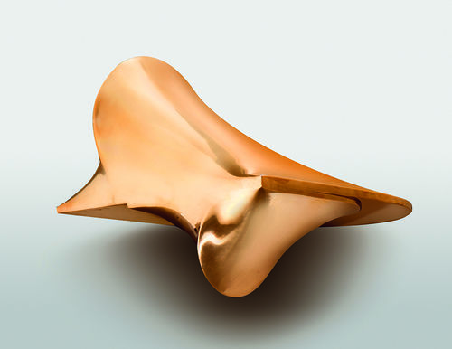 Agostino Bonalumi, Bronzo, 1969-2007. Fusione in bronzo, 40x40x25 cm