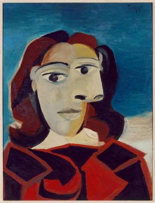 Pablo Picasso, Ritratto di Dora Maar, 27 marzo 1939, olio su tavola, cm 60 x 45. Collezione del Museo Nacional Centro de Arte Reina Sofía, Madrid