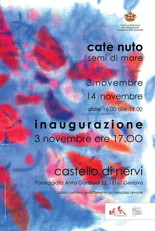 Cate Nuto. Semi di mare, Castello di Nervi, Genova