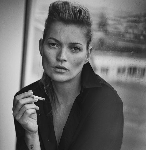 Peter Lindbergh, Kate Moss, Paris, 2015, Vogue Italia