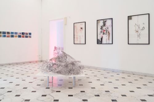 Elisa Montessori, veduta installazione Vita, Morte, Miracoli, 2018
